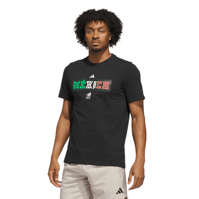 Camiseta con gráfico de gancho de la Copa Mundial de adidas México para hombre