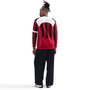 Camiseta Nike Total 90 Dri-FIT de manga corta con rayas rojas y negras para hombre
