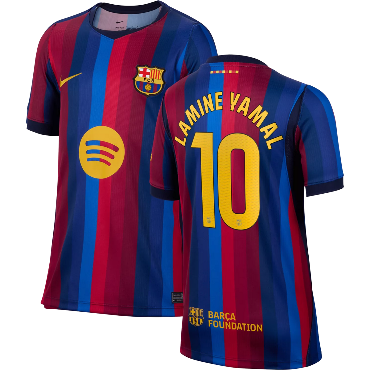 Nike FC Barcelona 26/27 Youth Lamine Yamal Home Stadium Jersey