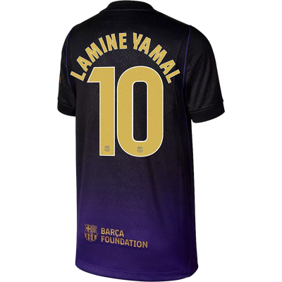 Nike FC Barcelona 26/27 Youth Lamine Yamal Mamba Away Stadium Jersey
