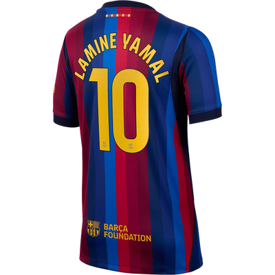 Nike FC Barcelona 26/27 Youth Lamine Yamal Home Stadium Jersey