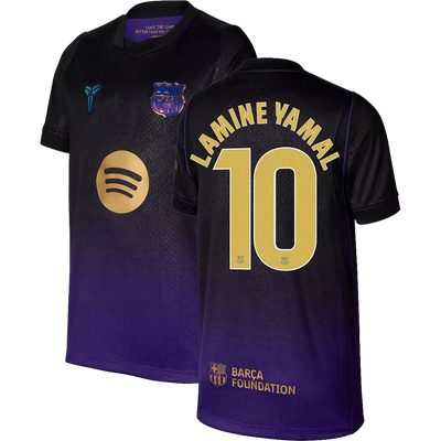Nike FC Barcelona 26/27 Youth Lamine Yamal Mamba Away Stadium Jersey