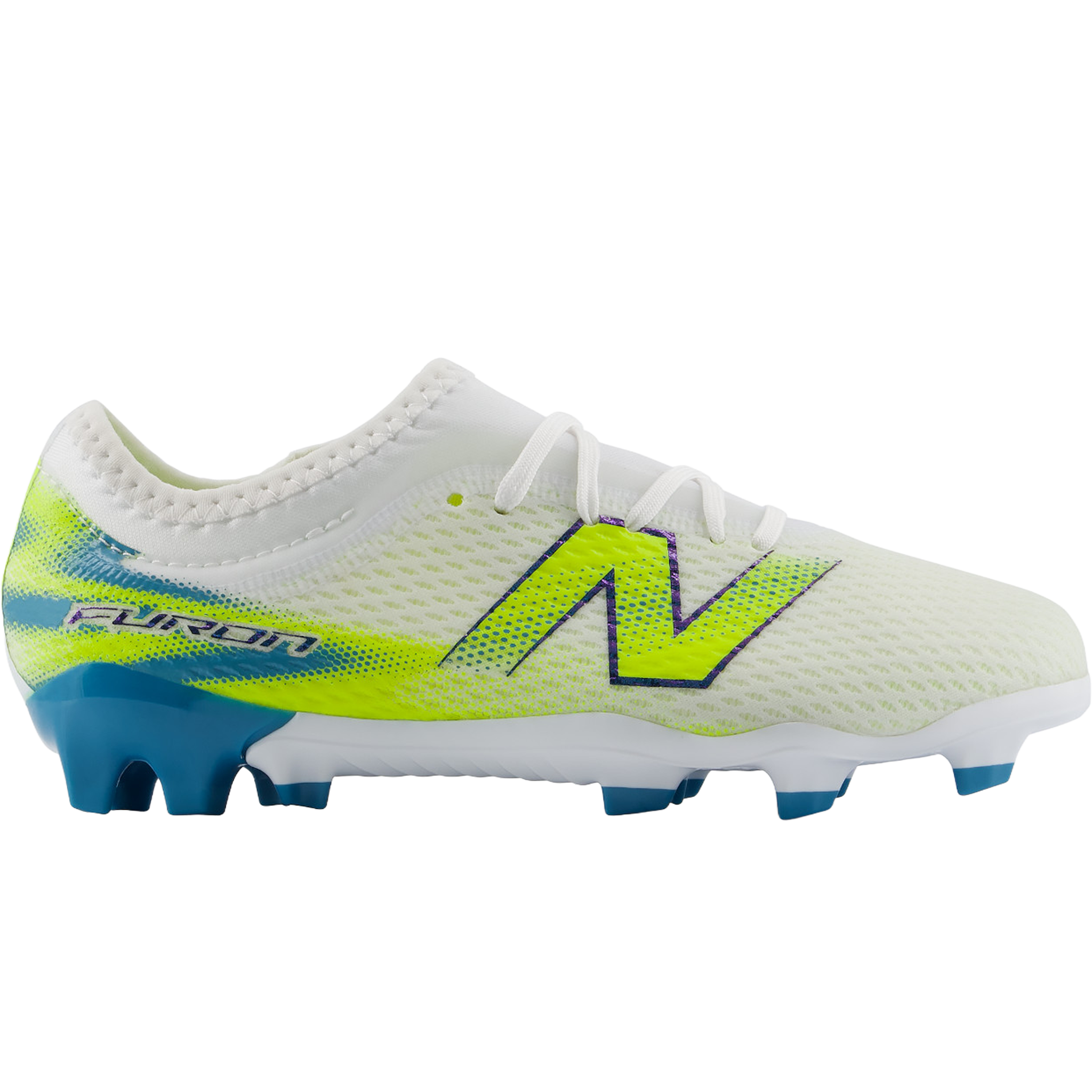 New Balance Youth Furon V9 FG - Neon Tide