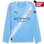 puma Manchester City 2025 26 Men’s Long Sleeve Home Stadium Jersey